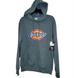 Dickies Men's Green Fleece Hoodie Size Small NWT Super Soft On The Inside